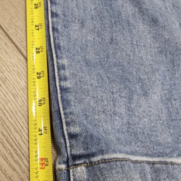 Freckled Poppy x Risen Bootcut Jeans- Women's 11/30 Patch Pocket Stretch Boho - Picture 10 of 13